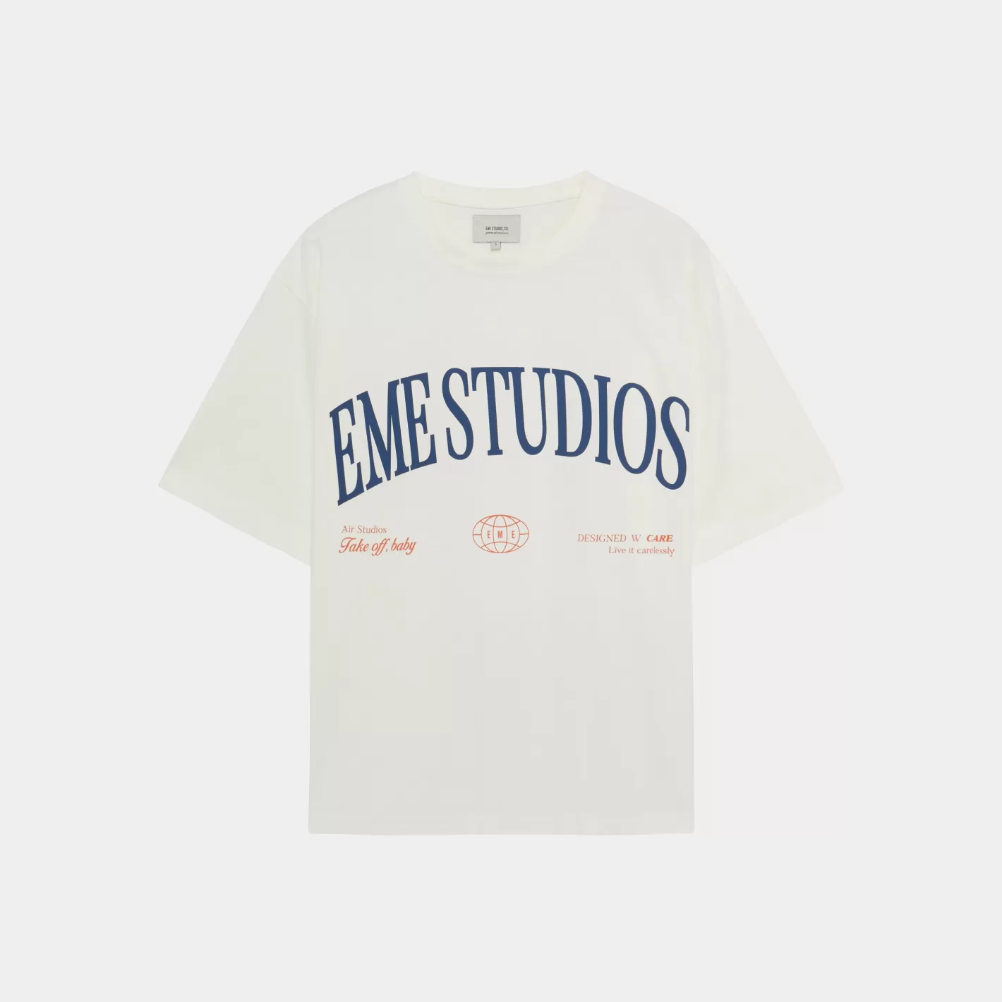 Online Eme Studios Airline Cream Oversized Tee