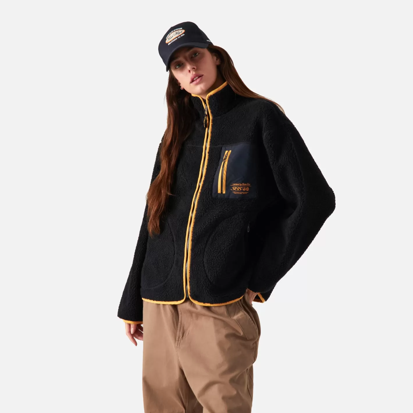 Fashion Eme Studios Antarctic Navy Sherpa Fleece