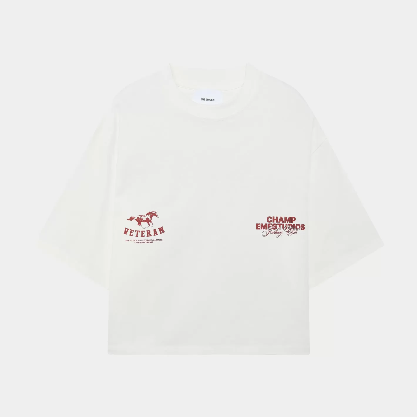 Store Eme Studios Champ Off Sand Oversized Tee