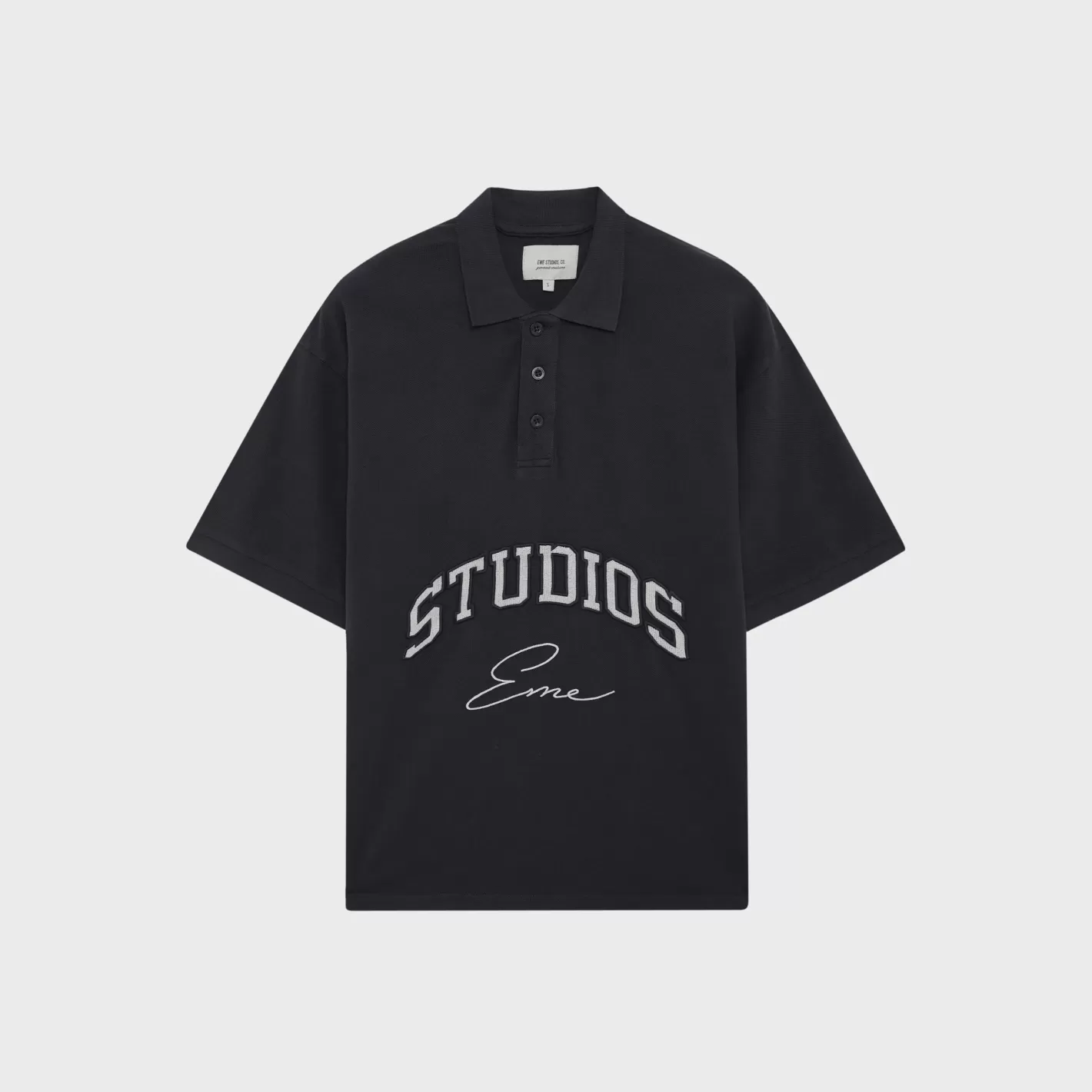 Hot Eme Studios Classy Dark Navy Oversized Polo