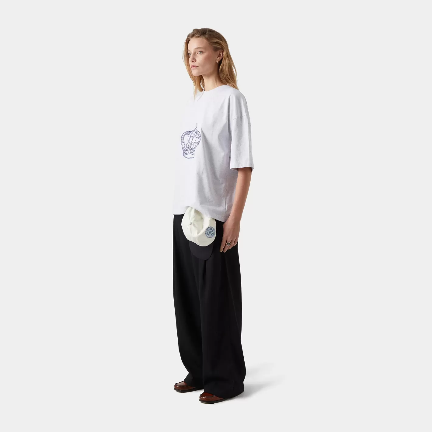 Outlet Eme Studios Crown Heater Oversized Tee