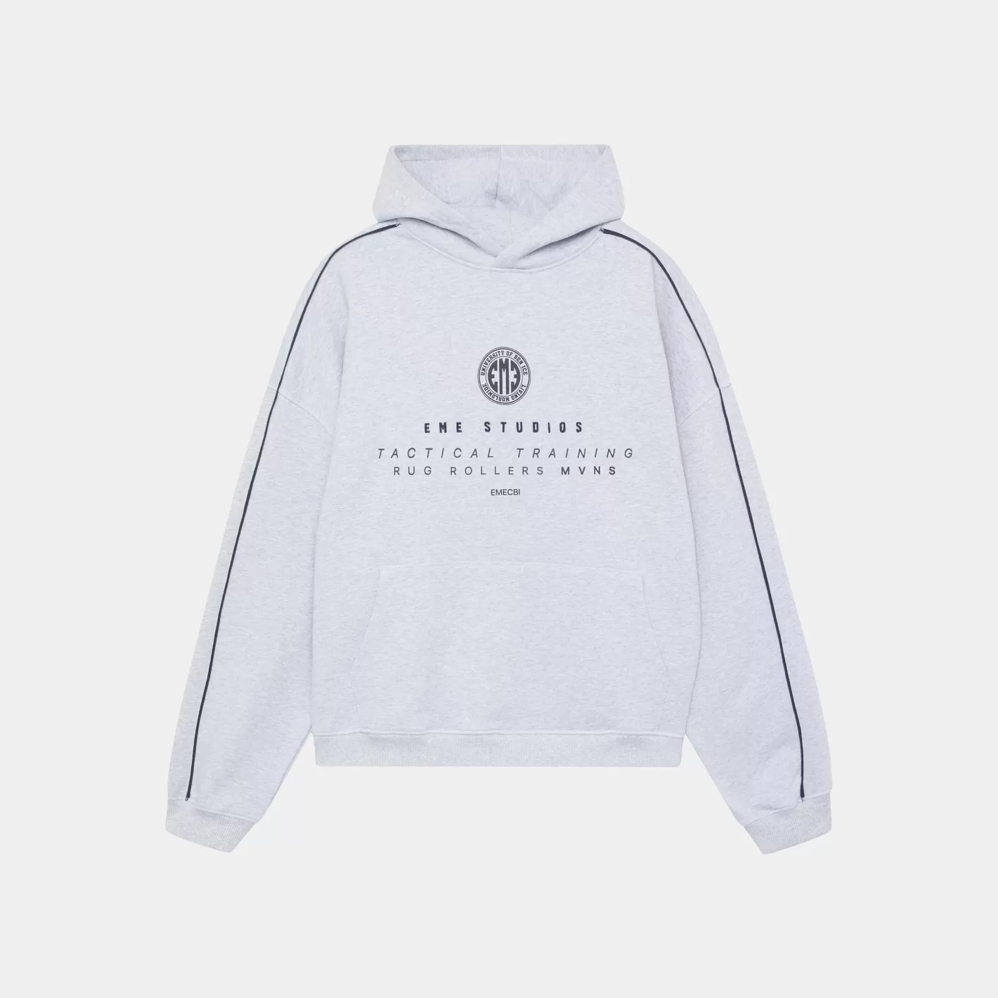 Hot Eme Studios Fraser Grey Oversized Hoodie