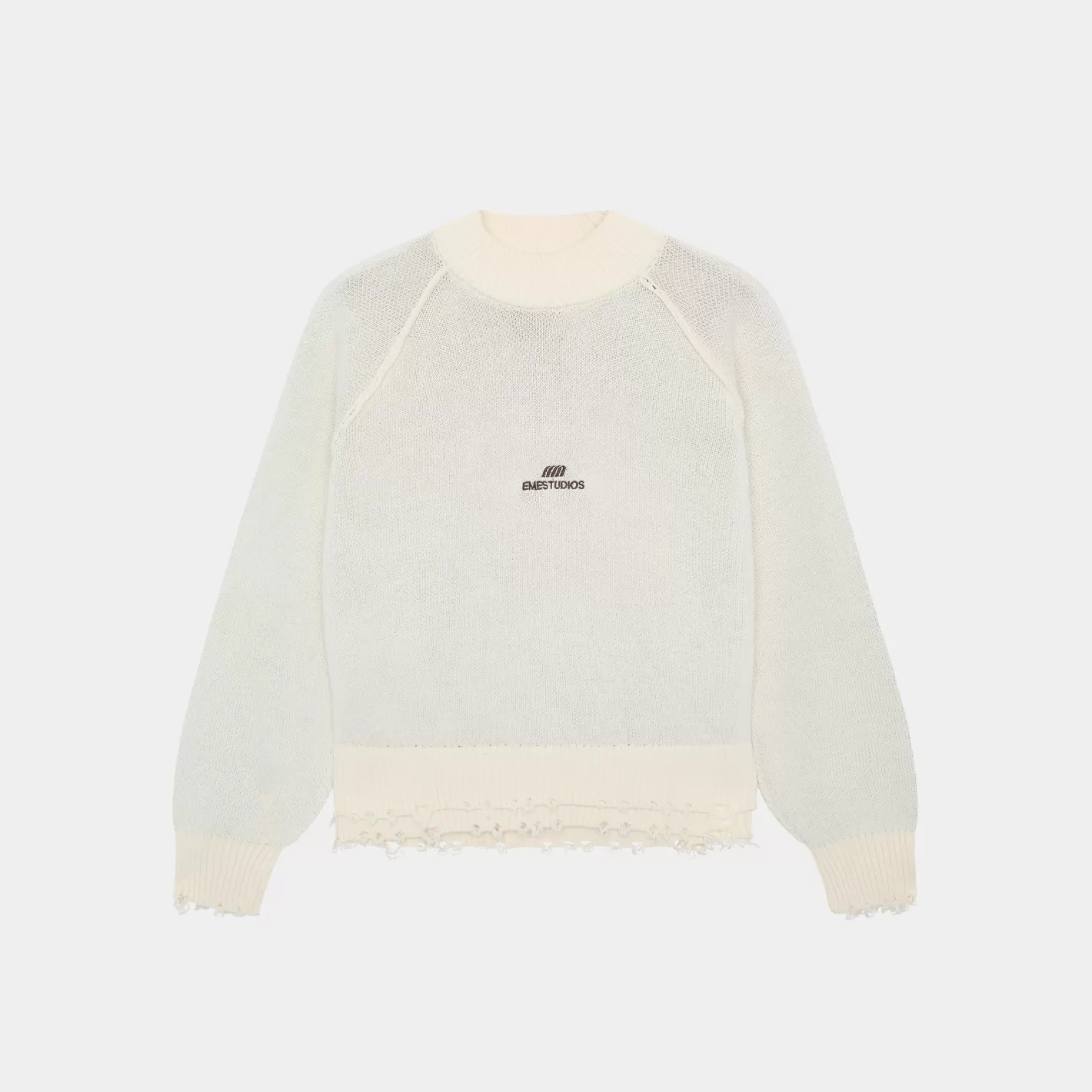 Store Eme Studios Fray Off Sand Knit Sweater