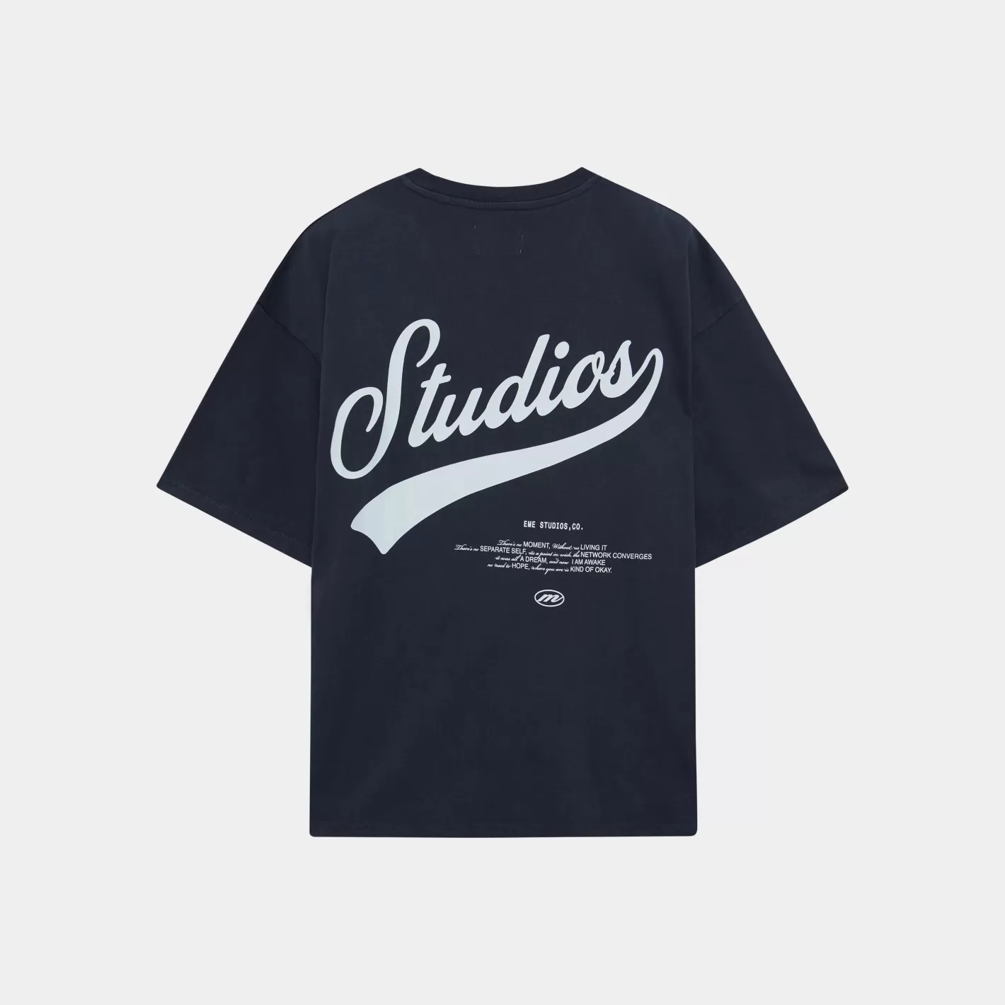 Outlet Eme Studios High School Navy Oversized Tee