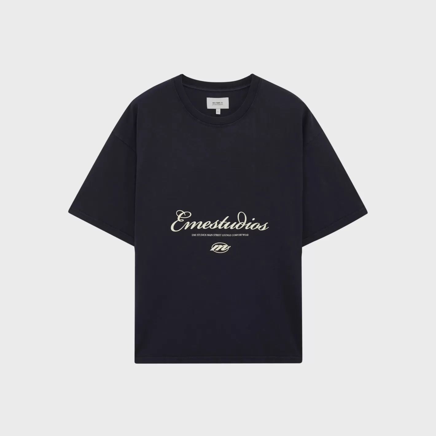 Sale Eme Studios Main Street Navy Oversized Tee