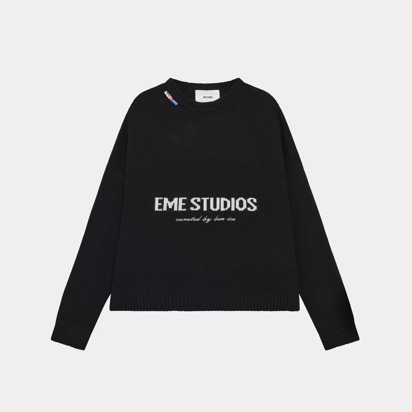 Cheap Eme Studios Master Flag Shadow Knit Sweater