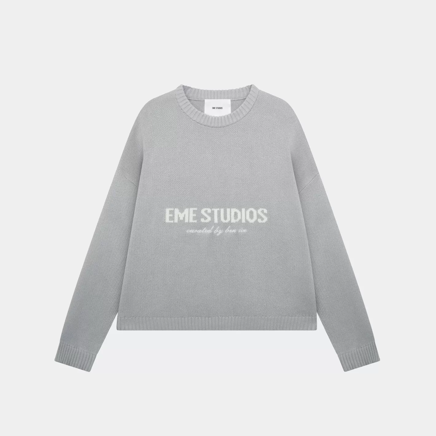 Sale Eme Studios Master Grey Knit Sweater