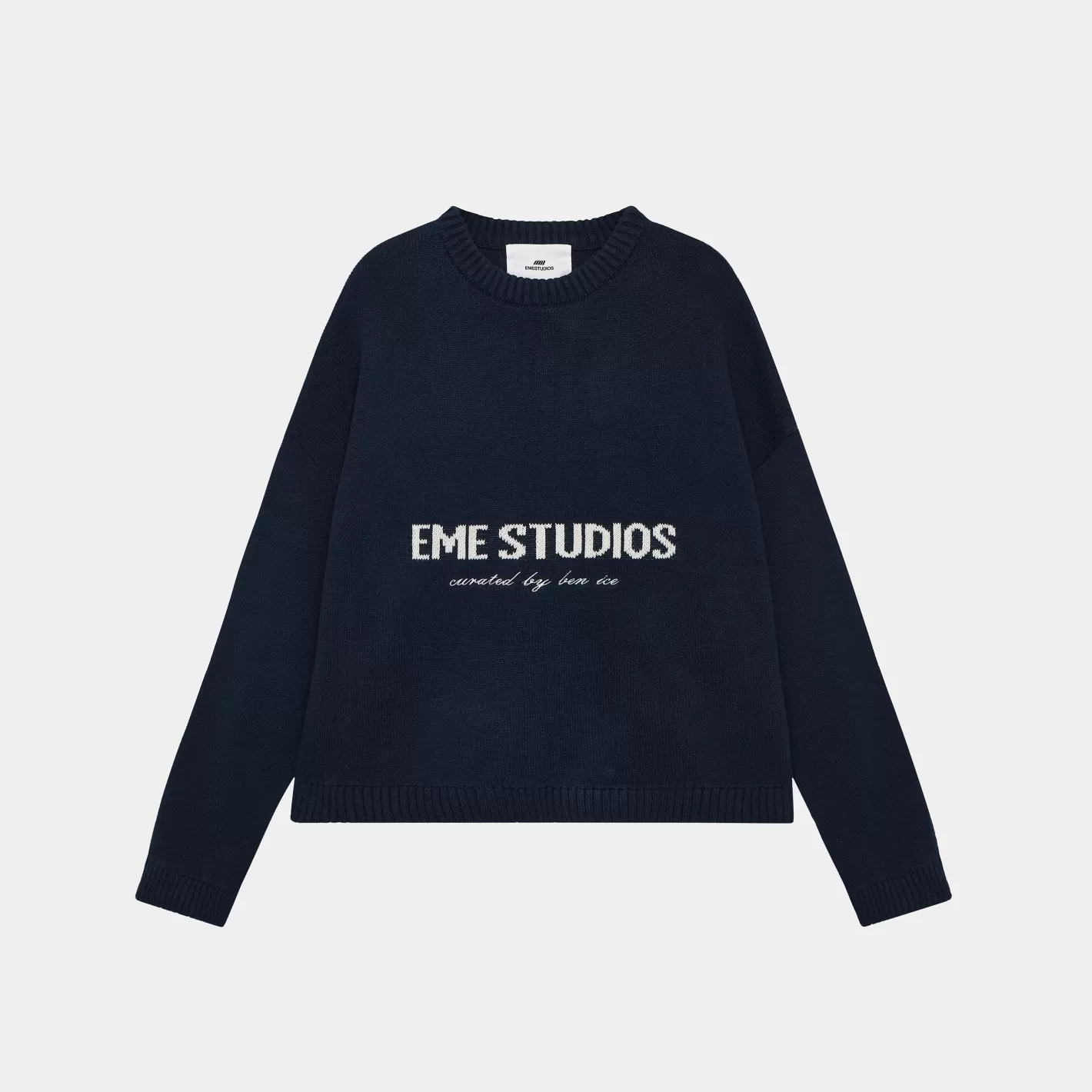 Fashion Eme Studios Master Navy Knit Sweater