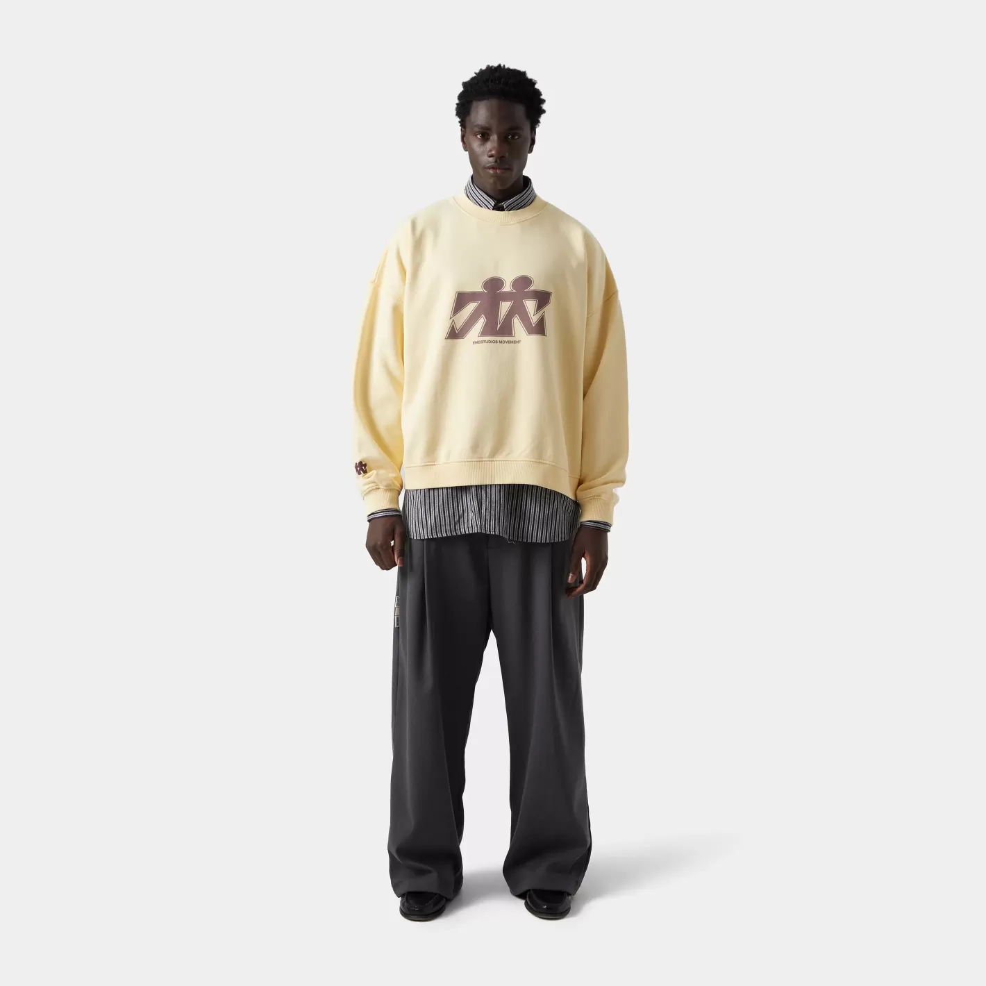 Flash Sale Eme Studios Mbuddy Sunlight Oversized Crewneck