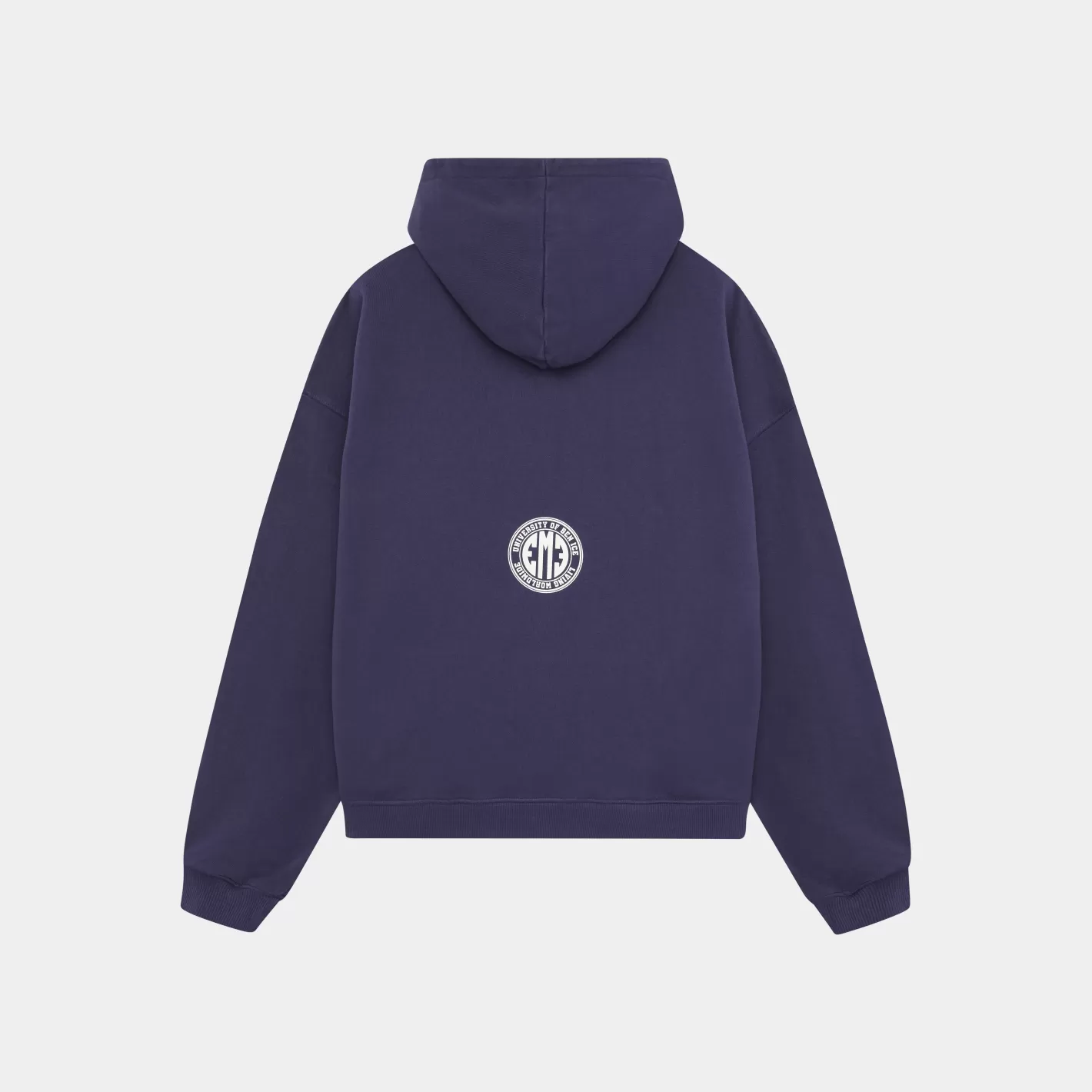 Best Sale Eme Studios Mesh Navy Oversized Hoodie