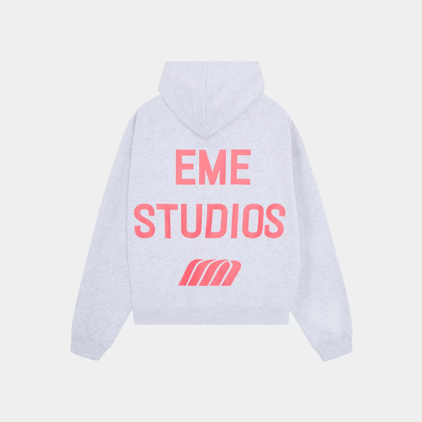 Cheap Eme Studios Posse Heather Grey Oversized Hoodie