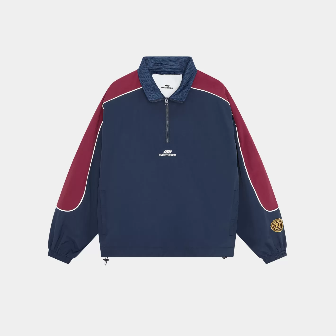 Cheap Eme Studios Rad Navy Half Zip