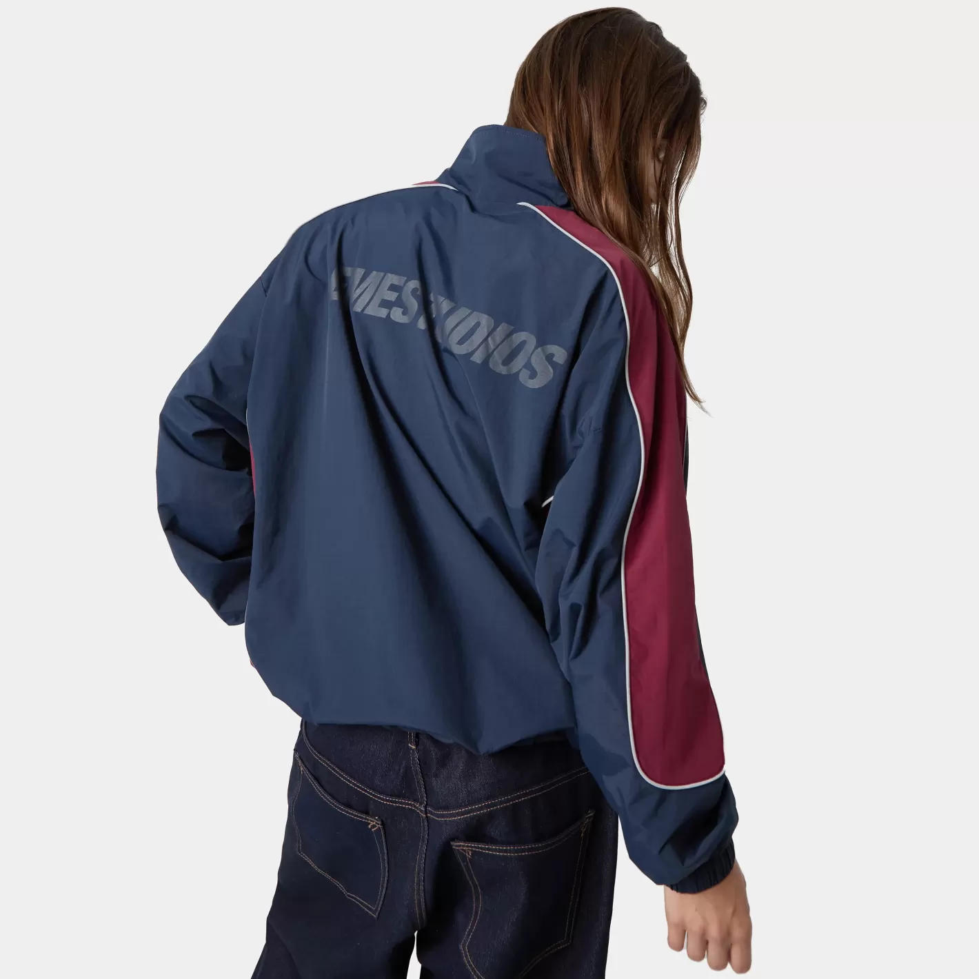 Cheap Eme Studios Rad Navy Half Zip