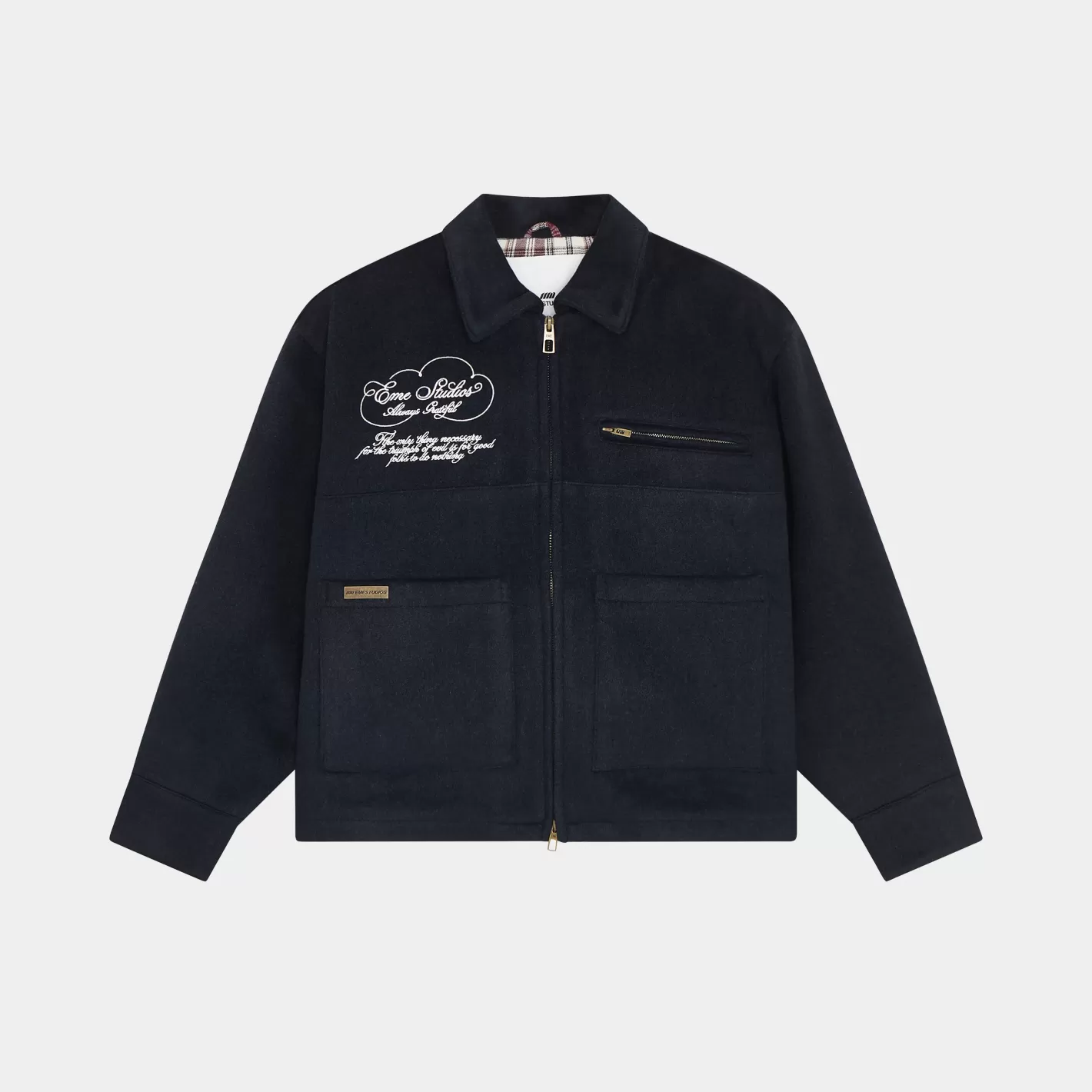 Cheap Eme Studios Rad Wool Burg Jacket