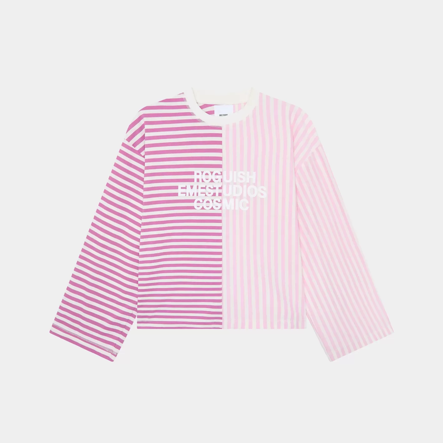 Best Sale Eme Studios Roguish Striped Long Sleeve Fucsia