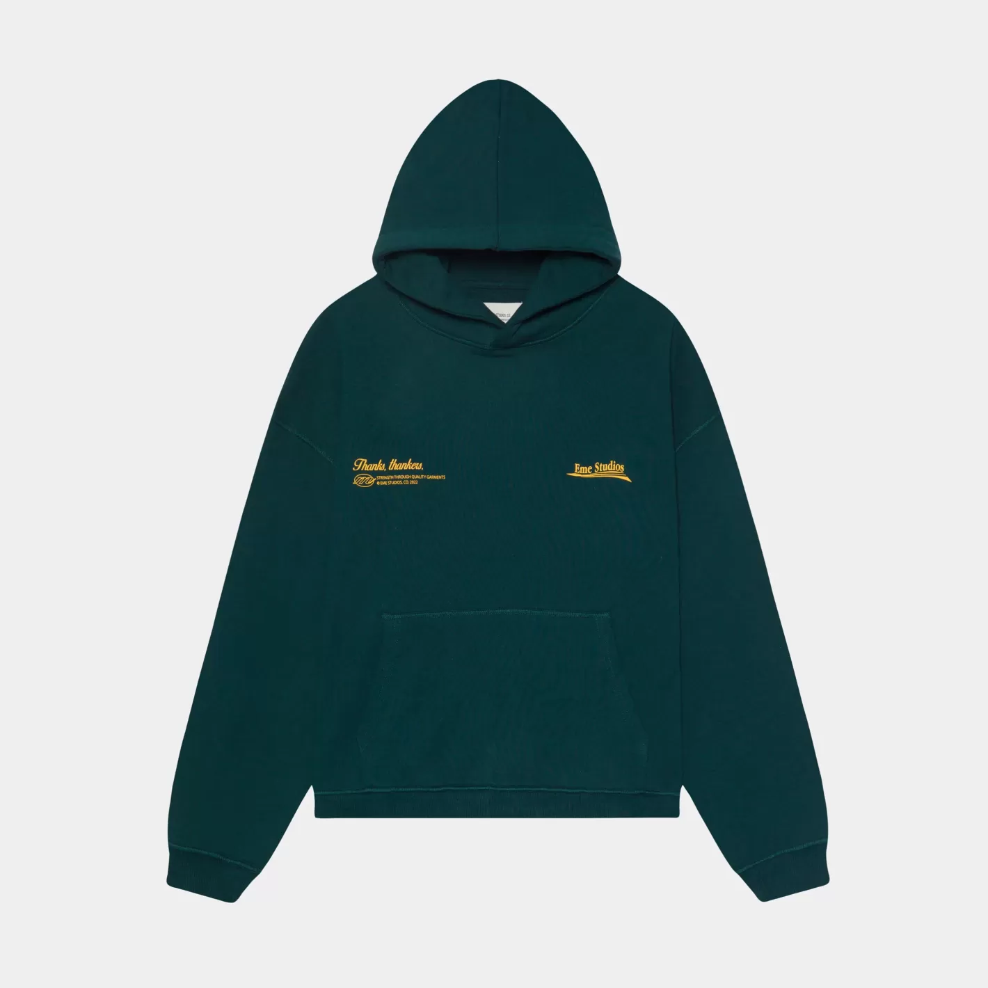 Cheap Eme Studios Rush Petrol Oversized Hoodie