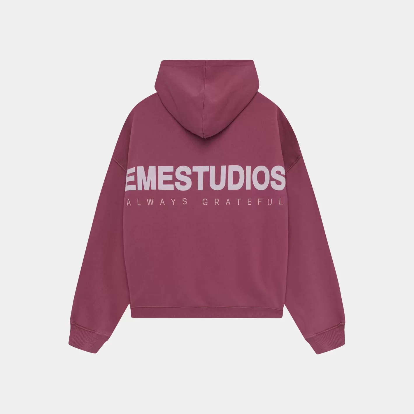 Clearance Eme Studios Serenity Burgundy Oversized Hoodie